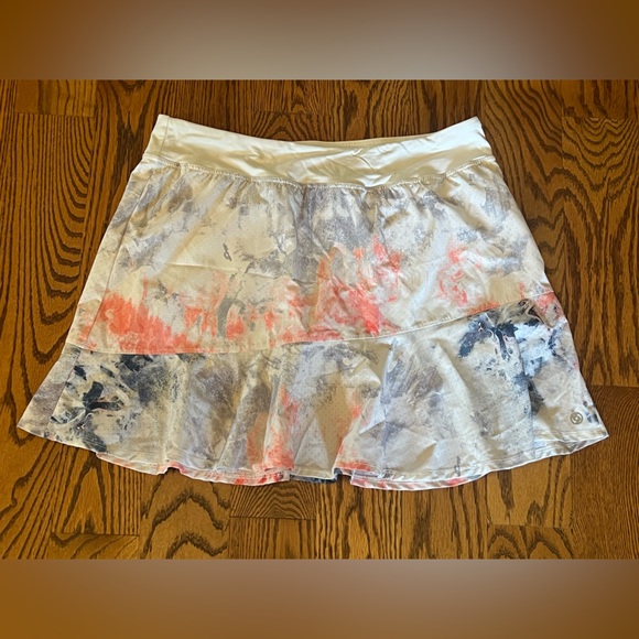 Lija Dresses & Skirts - Lija Women's Tie-Dye Skort in White, Pink, and Blue